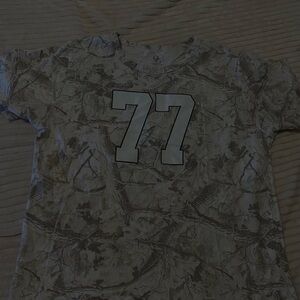 Source Unknown Camouflage Tee with 77 Print